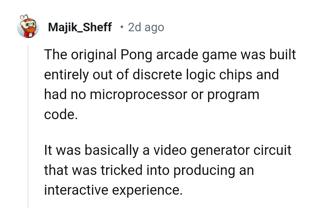 5. It Was Basically a Video Generator Circuit