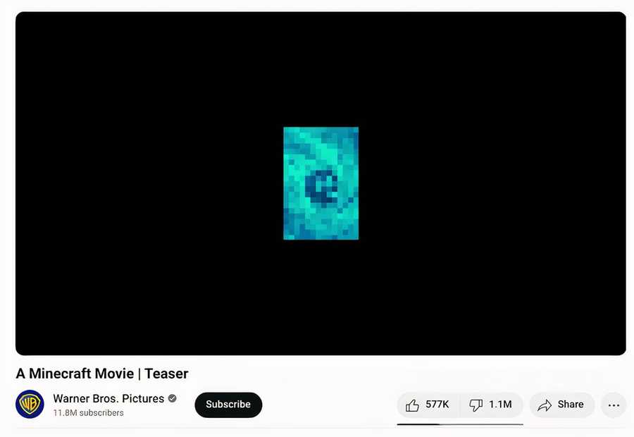 It appears that the Warner Bros. live-action Minecraft film will have to learn their lesson once more