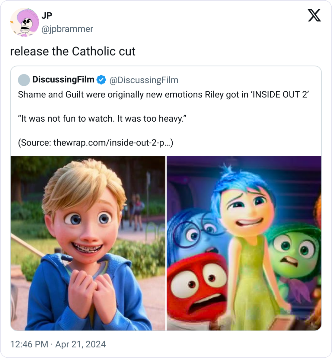 11. It was not fun to watch; it was too heavy