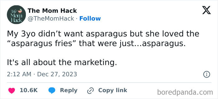 That never works with mine