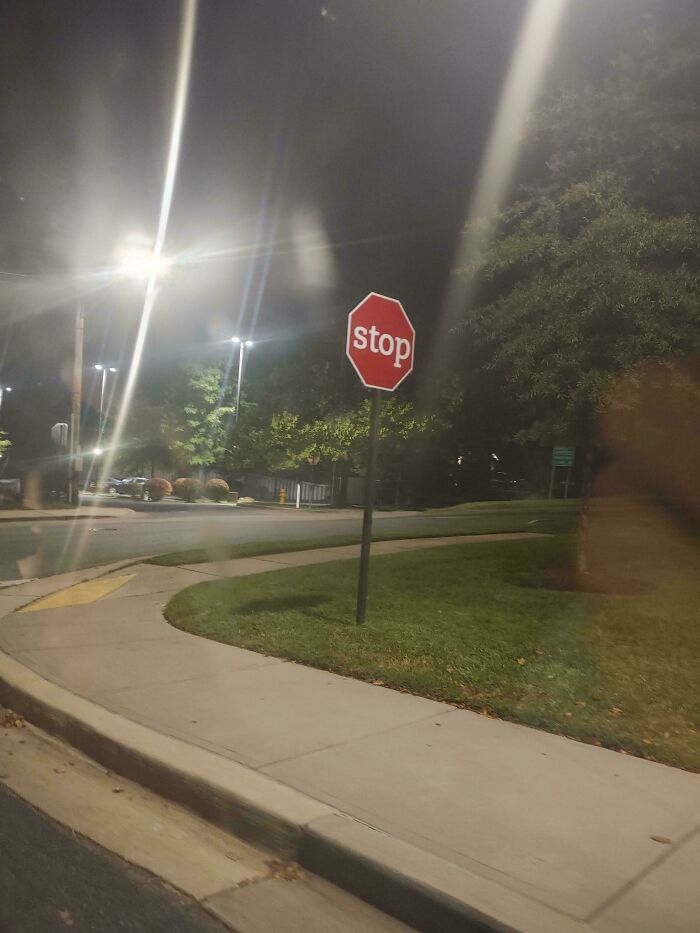 "I Found A Lowercase Stop Sign"