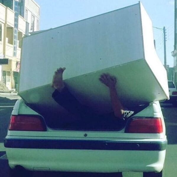 "Hold it; we're almost there"