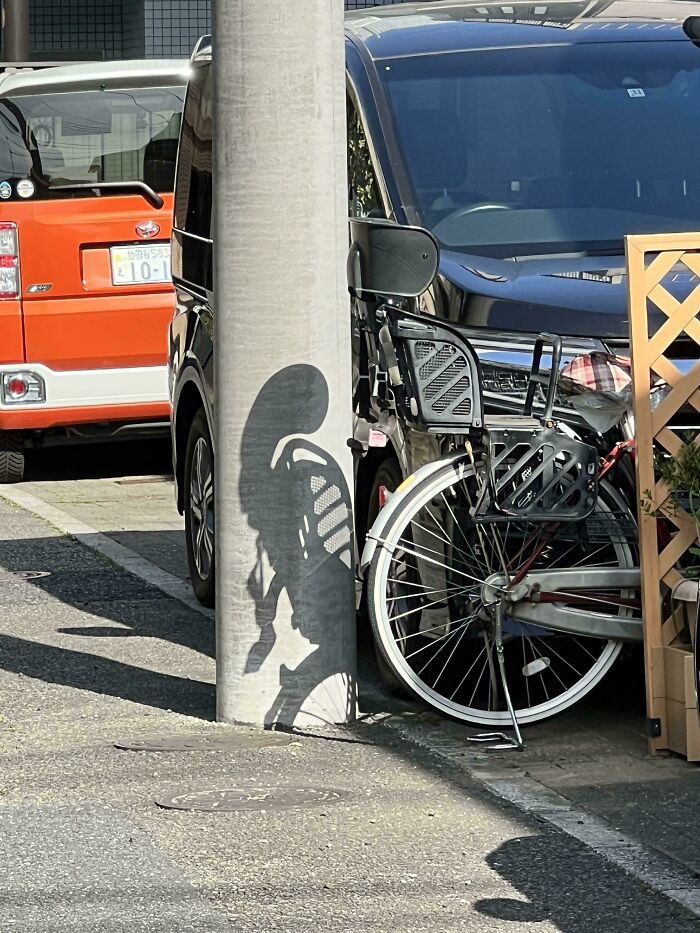 "The Shadow Of That Bike Looks Like A Xenomorph"