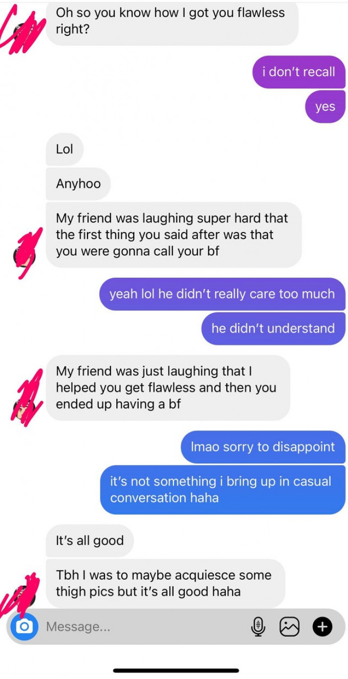 38. This guy helped me with a video game thing. One month later, he follows up with the pinnacle of sad cringe.