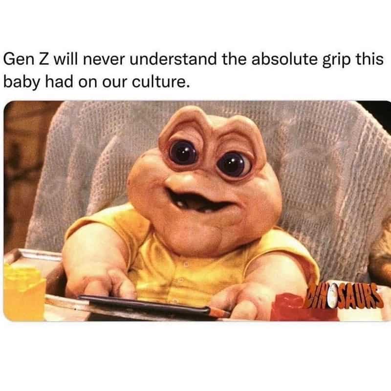 "Does anyone else think Baby Sinclair looks a lot like Ant-Man? I can’t unsee it. "