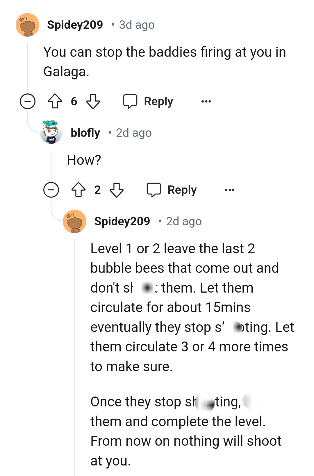 17. How to Stop the Baddies from Firing at You in Galaga