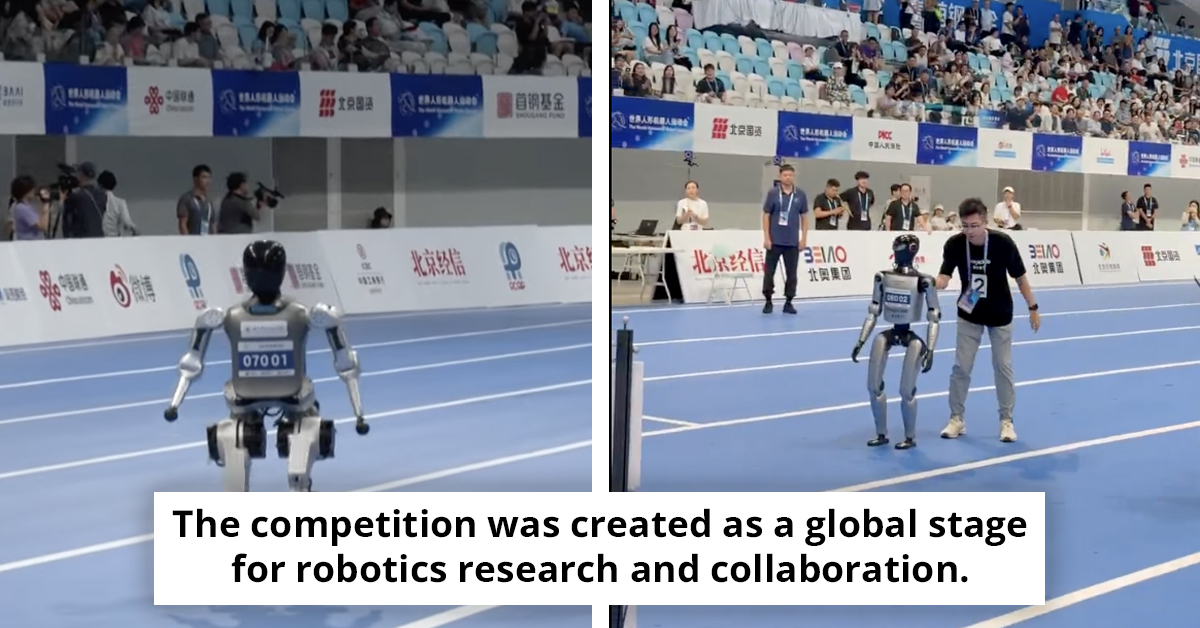 Robot Crashes Head First at First Ever Robot Olympics
