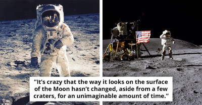 Digital Artist Enhances Buzz Aldrin’s Helmet Reflection, Revealing a Key Moon Landing Detail