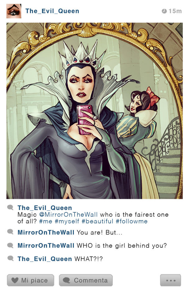 The Evil Queen in Snow White