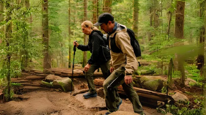 This feature is particularly beneficial for those who experience knee pain during hikes.