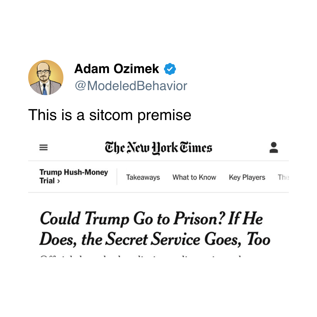 1. A sitcom premise indeed