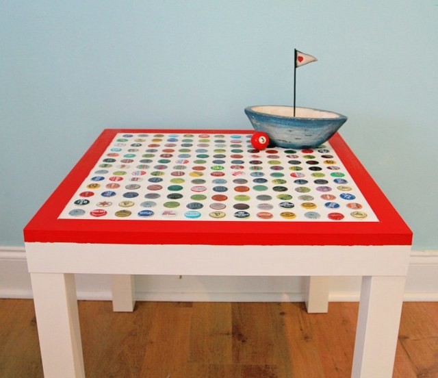 8. Use them to make a cool tabletop