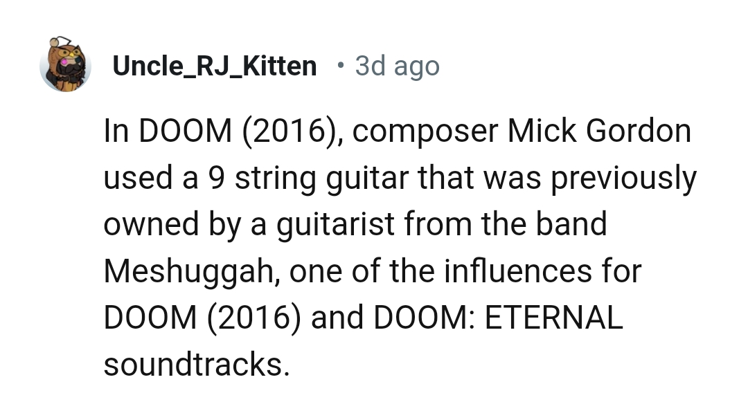 4. The Composer Mick Gordon Used a Nine-String Guitar
