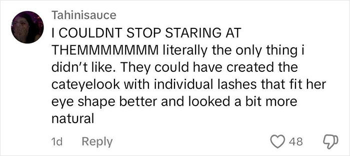 "I couldn't stop staring at them."