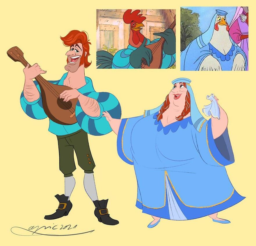 2. Alan-A-Dale And Lady Kluck