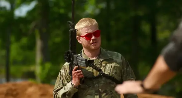 17. Jesse Plemons appears as an unnamed soldier in "Civil War," with a screen time of only about seven minutes. His wife, Kirsten Dunst, who was starring in the movie, recommended Jesse for the role after another actor dropped out just days before filming began.
