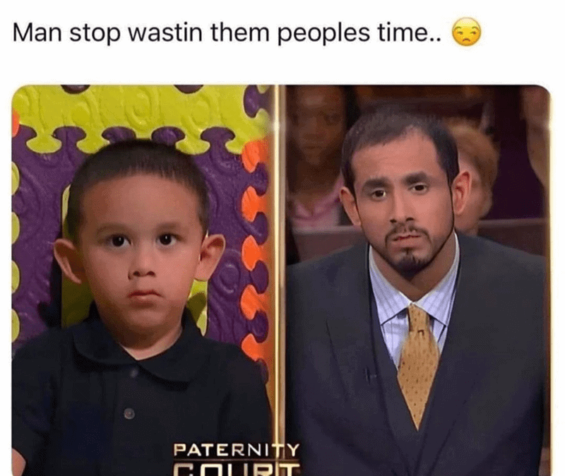 45. No paternity needed