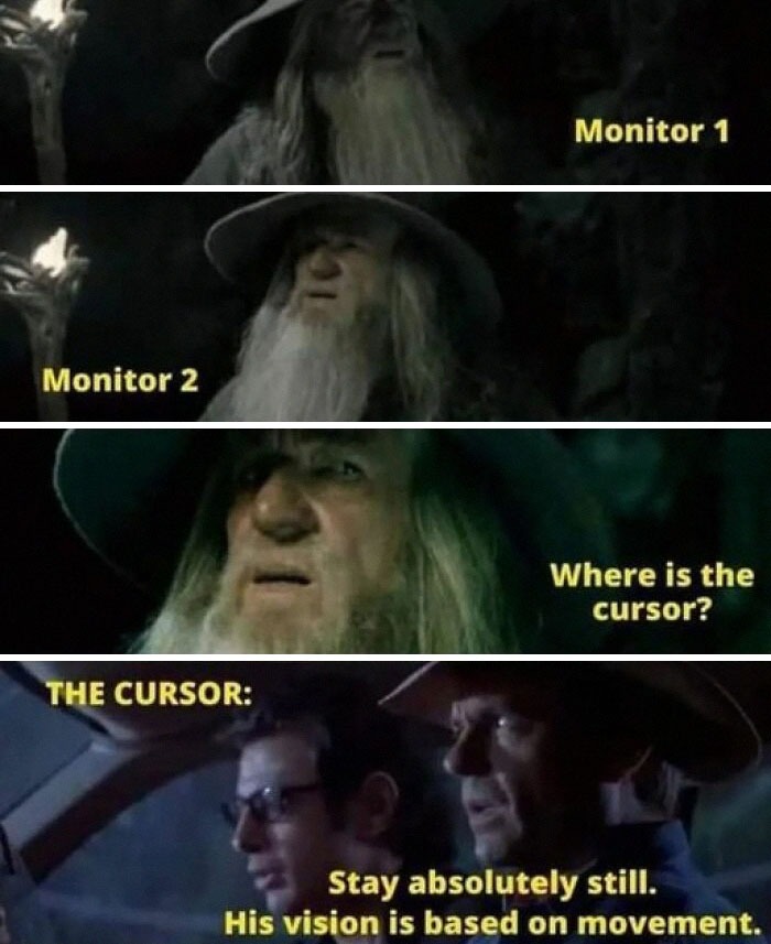 1. Where is the cursor?