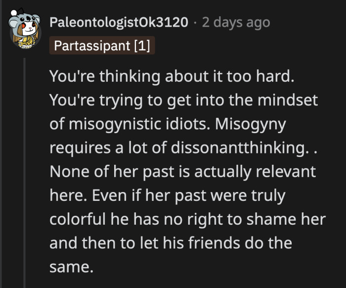 Ah, their logic doesn't make sense because it is rooted in misogyny.