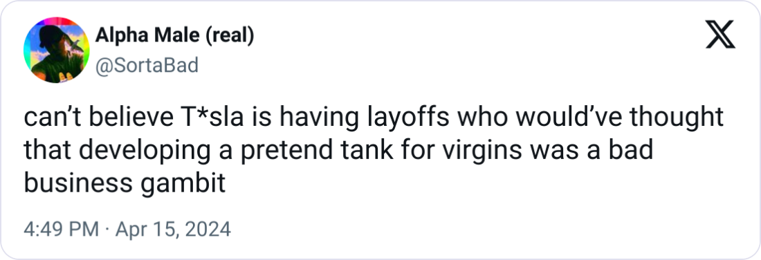 No one saw it coming