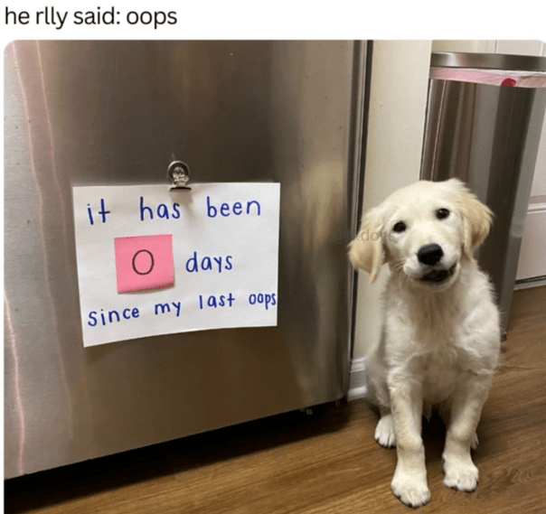 32. Keep it up, doggo