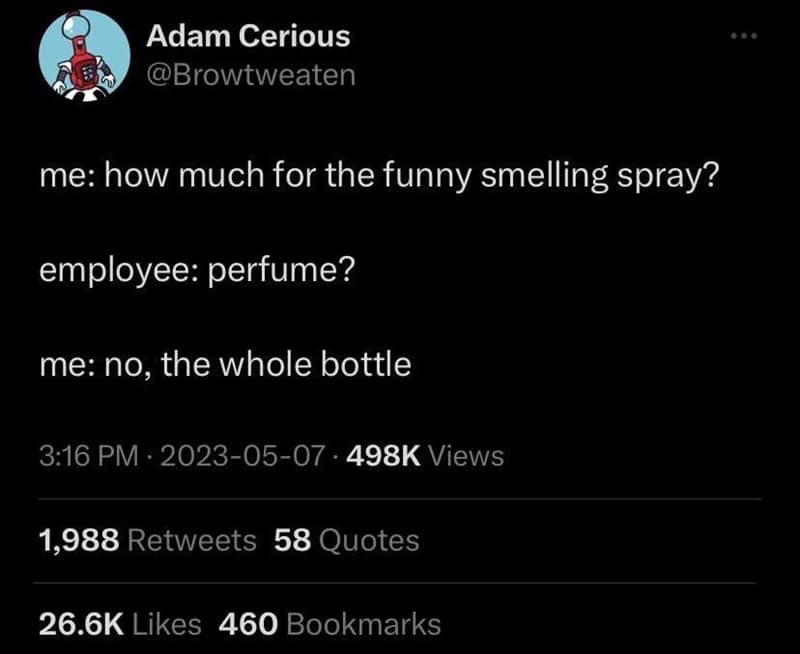 43. The whole bottle