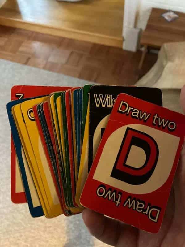 "Uno used to look like this."