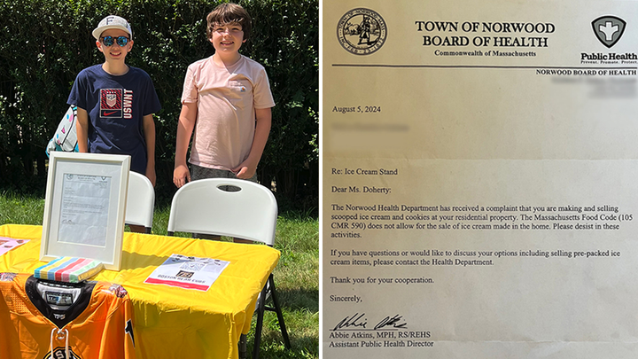 Danny Doherty's ice cream stand has collected over 200 donations for the Boston Bears Club, totaling $7,500.