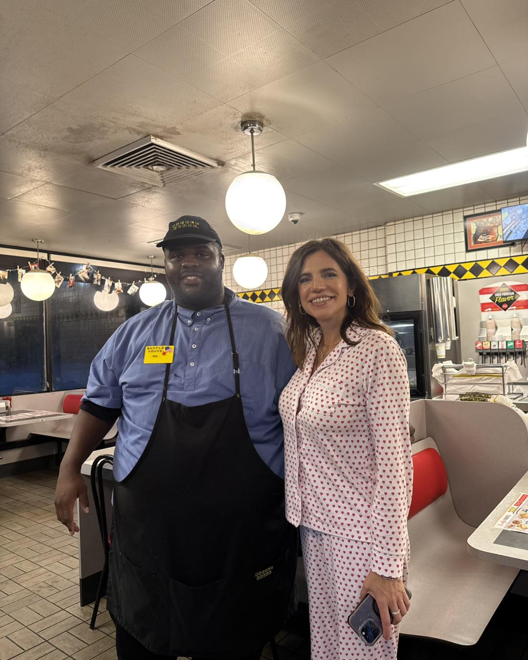 Mace dismissed the criticism with another pajama-clad post, refusing to back down.