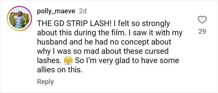 "I felt so strongly about this during the film."