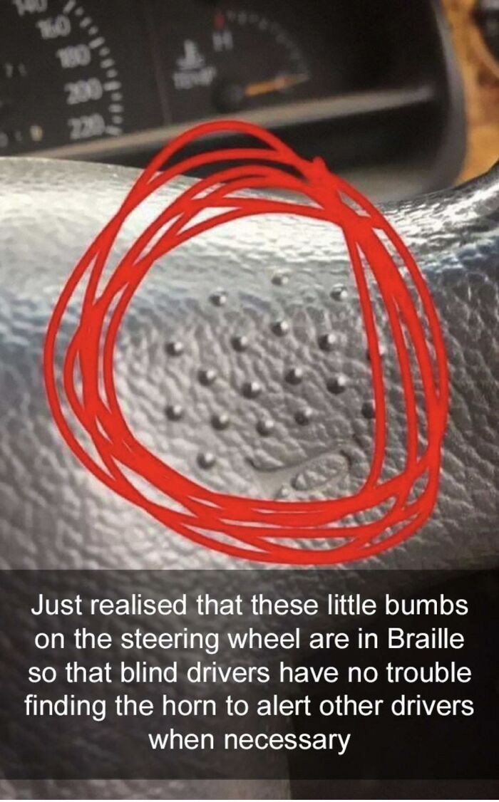 37. Did this person just say 'blind'?