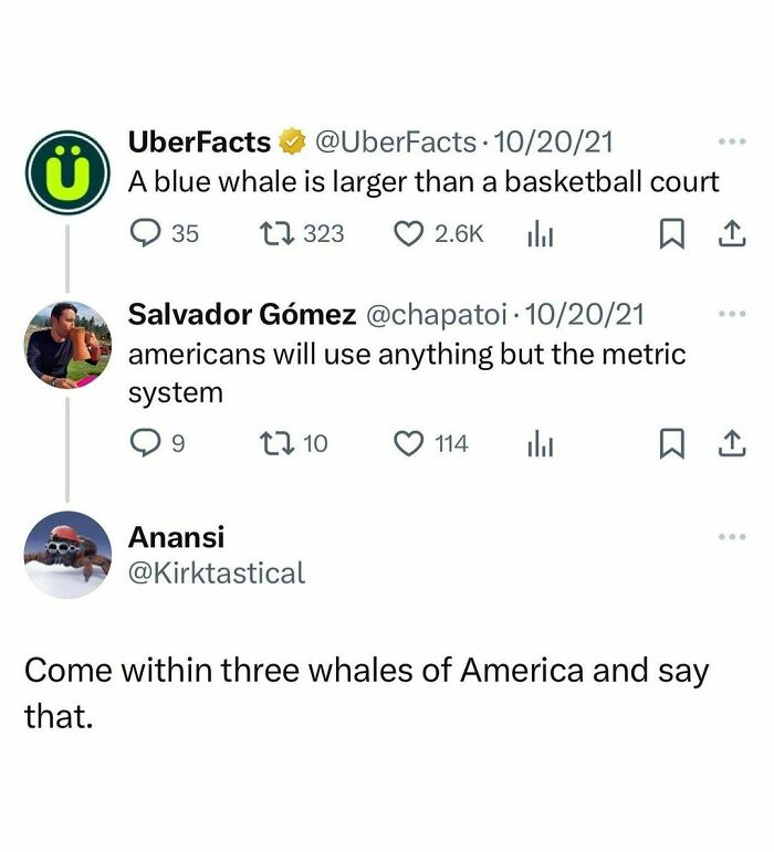 44. Three whales of America