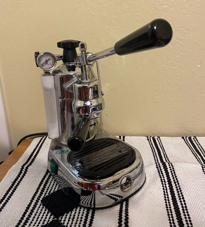 Found a $1200 La Pavoni Europiccola for $6.50 at Goodwill
