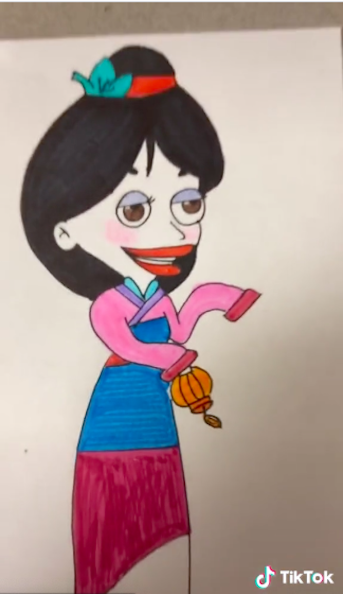 "Mulan as Big Mouth"