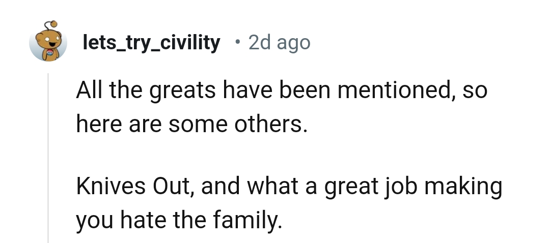 21. The Knives Out Movie