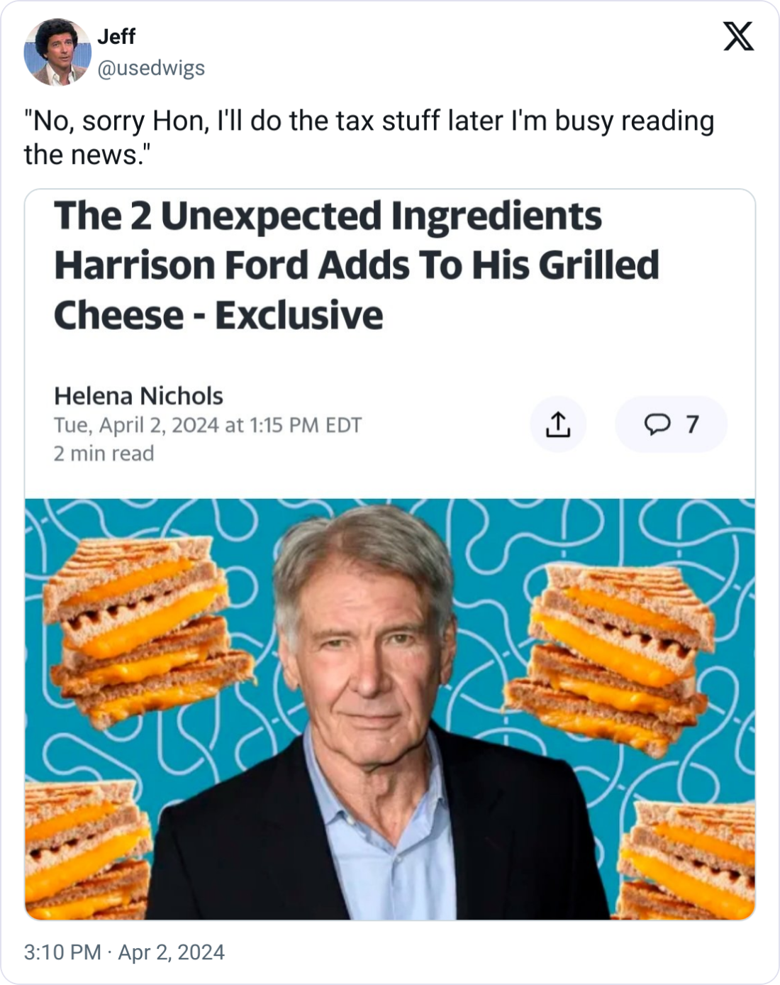 âThere are more important things in life than tax, Sophia!â