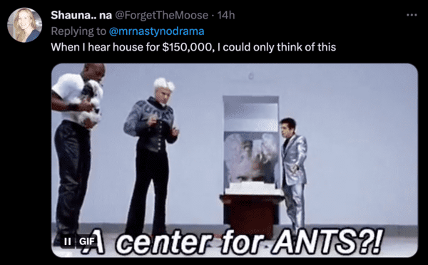 This is hilarious because many of us will likely never see that price again.