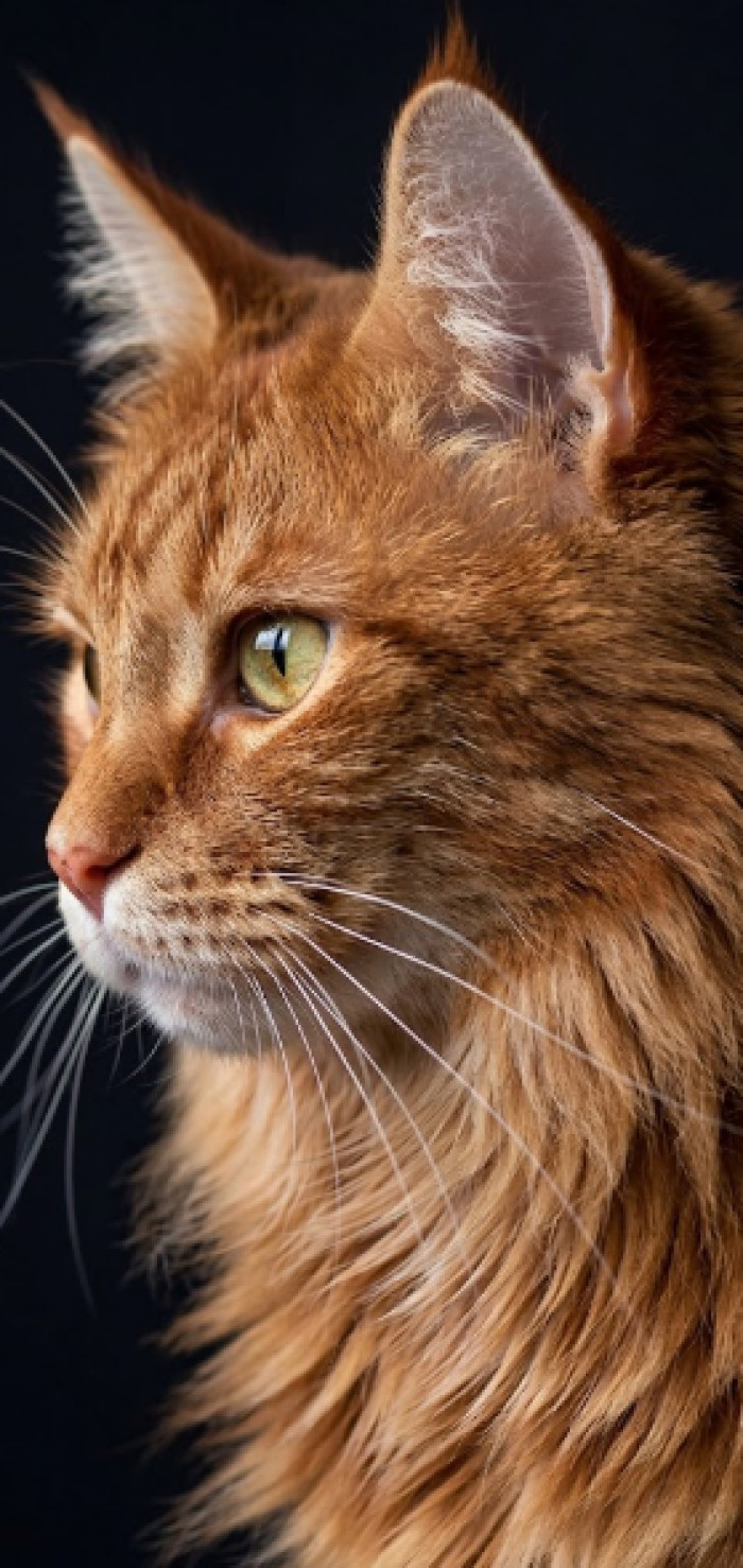 Do Maine Coon kittens have bigger ears?