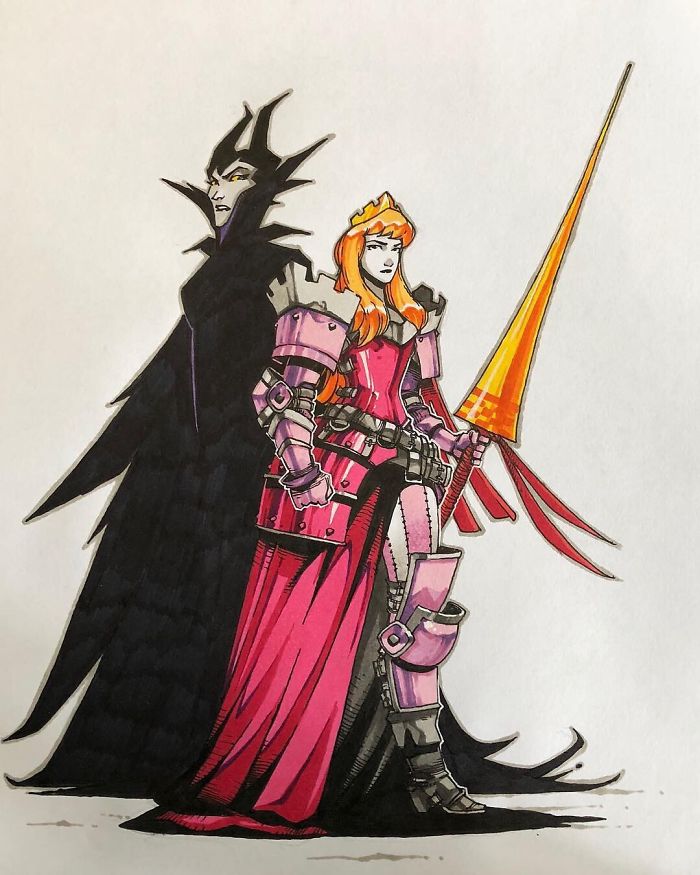 "Aurora Shadowed By Maleficent"