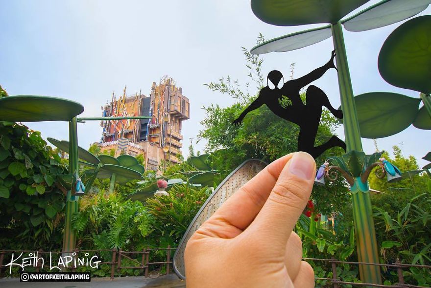 Spider-Man in His Natural Habitat?