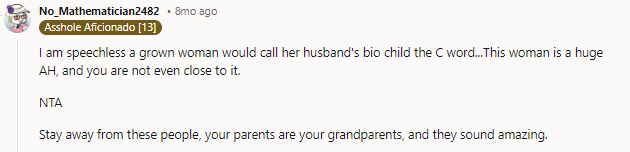 NTA. I don't buy wife's story. At all.