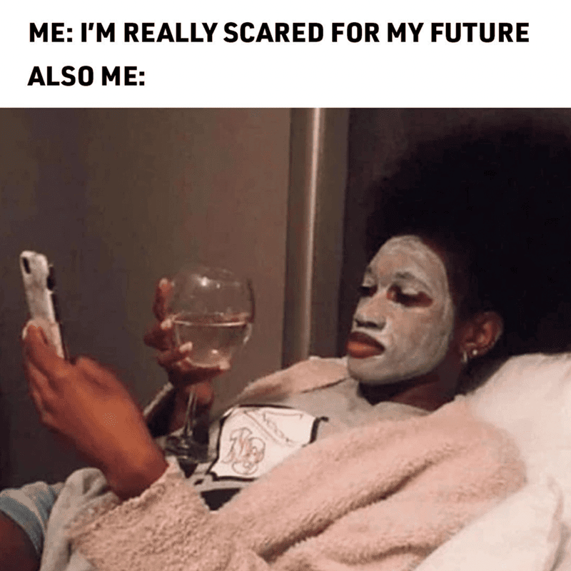 34. Chilling at it