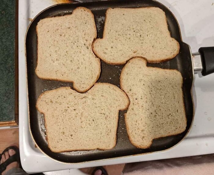 "Facebook Friend Making Grilled Cheese"