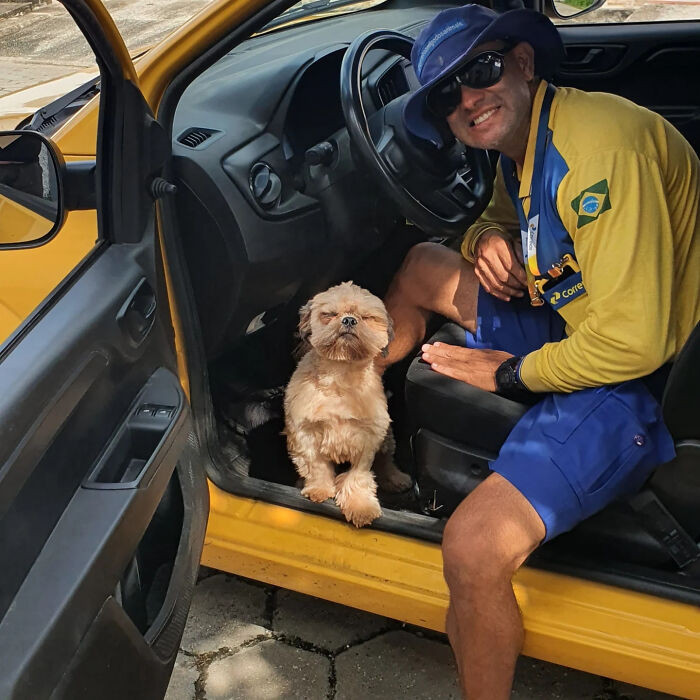 41. “When you bring your coworker along for emotional support and cuteness.”