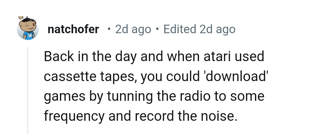 10. Back When Atari Used Cassette Tapes