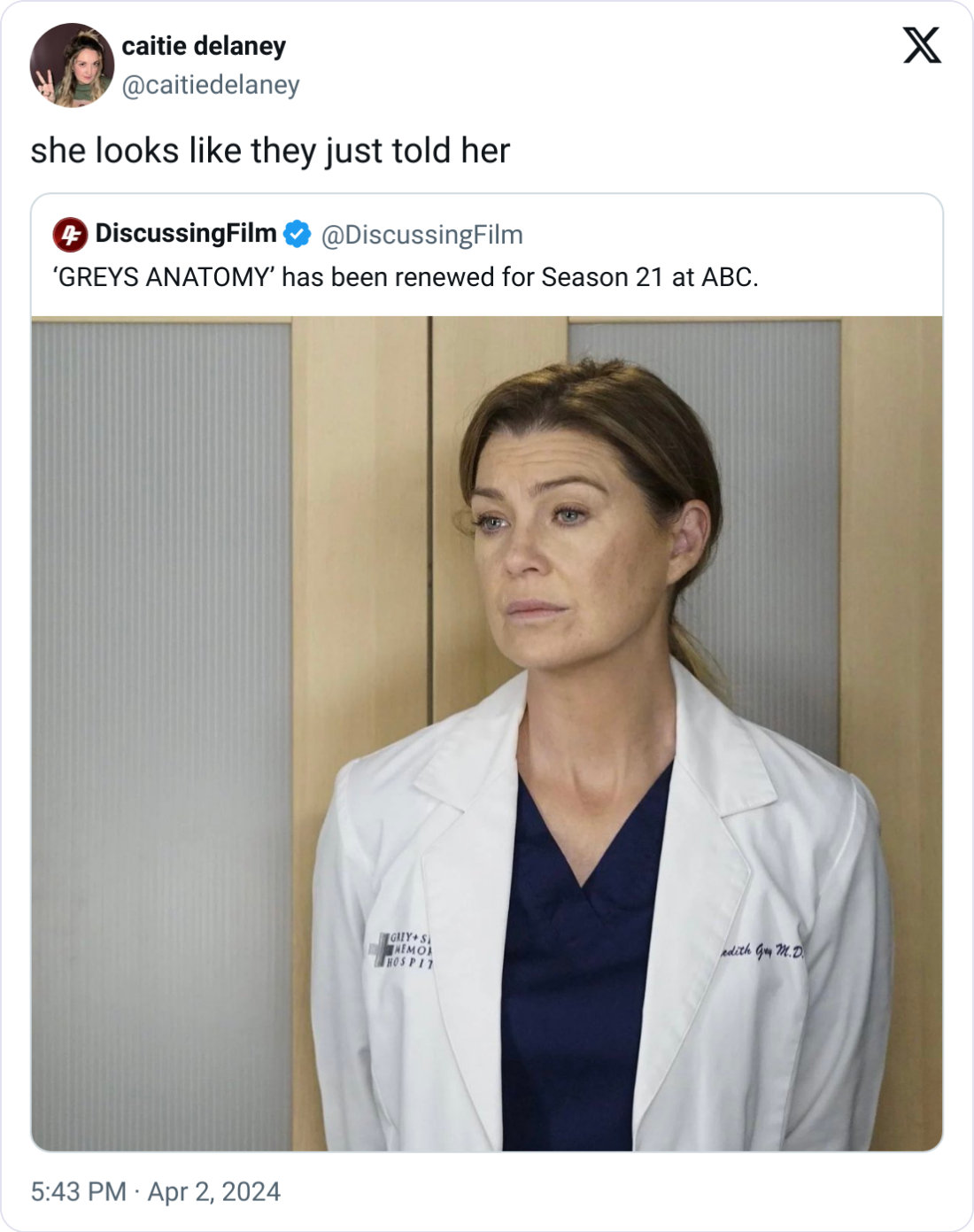 Because I know this lady is ready to retire by now.