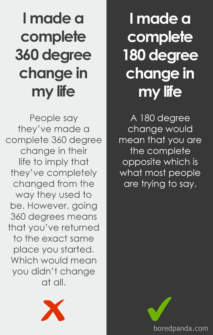 14. A complete 180 degrees