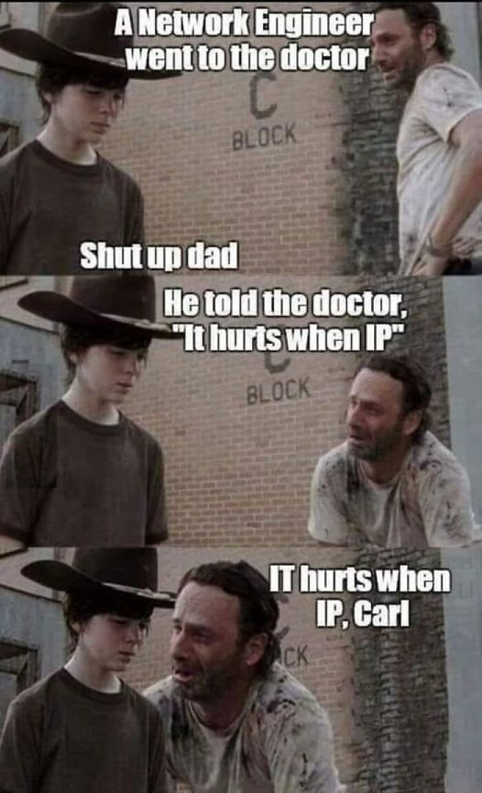 10. IT hurts when IP