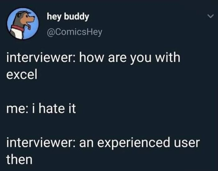 22. Love-hate relationship with Excel