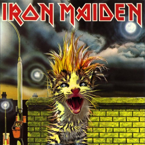 38. Iron Maiden as a cat.